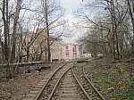 станция Дзержинская: Вид на бывшую станцию со стороны Яничкино
