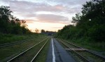 разъезд 6 км: Вид с платформы в сторону Голутвина