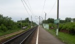 Вид со 2-й платформы (для поездов на Москву) в сторону Москвы