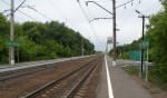 блокпост 187 км: Вид с 1-й платформы (для поездов на Рязань) в сторону Москвы