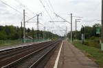 о.п. Зеленово: Вид со 2-й платформы в сторону Сасово