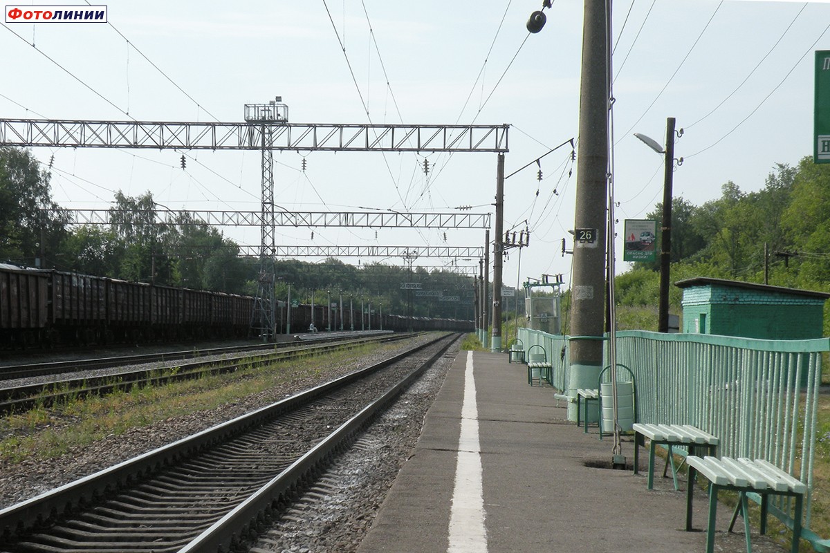 Вид с платформы № 3 в сторону Ряжска