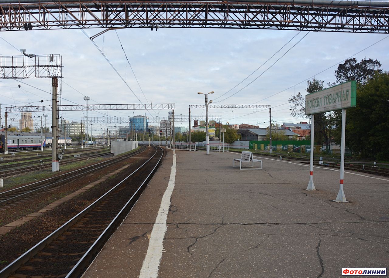 Вид в сторону Павелецкого вокзала