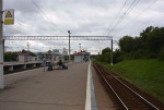 о.п. Бирюлево-Пассажирская: Вид с первой платформы в нечётном направлении