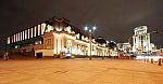 станция Москва-Пассажирская-Павелецкая: Павелецкий вокзал ночью