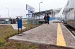 о.п. Национальный Аэропорт "Минск": Новая низкая платформа