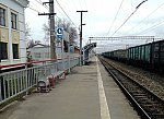 станция Ступино: Вид с первой платформы в чётном направлении