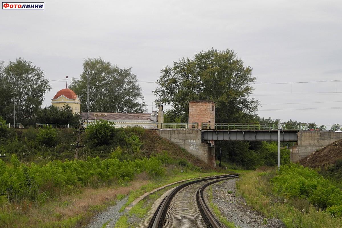 Вид по линии Узловая - Ряжск со стороны Ряжска
