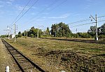станция Павелец-Тульский: Грузовые тупики у северной горловины, вид в чётном направлении
