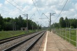 о.п. 56 км (Козловка): Вид с платформы в сторону Узуново