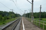 о.п. Латыгоры: Вид с платформы в сторону Узуново