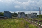 станция Ефремов: Южная горловина станции, мосты через реку Красивая Меча