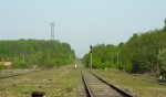 станция Арсеньево: Вид на чётную горловину (в сторону Белёва)