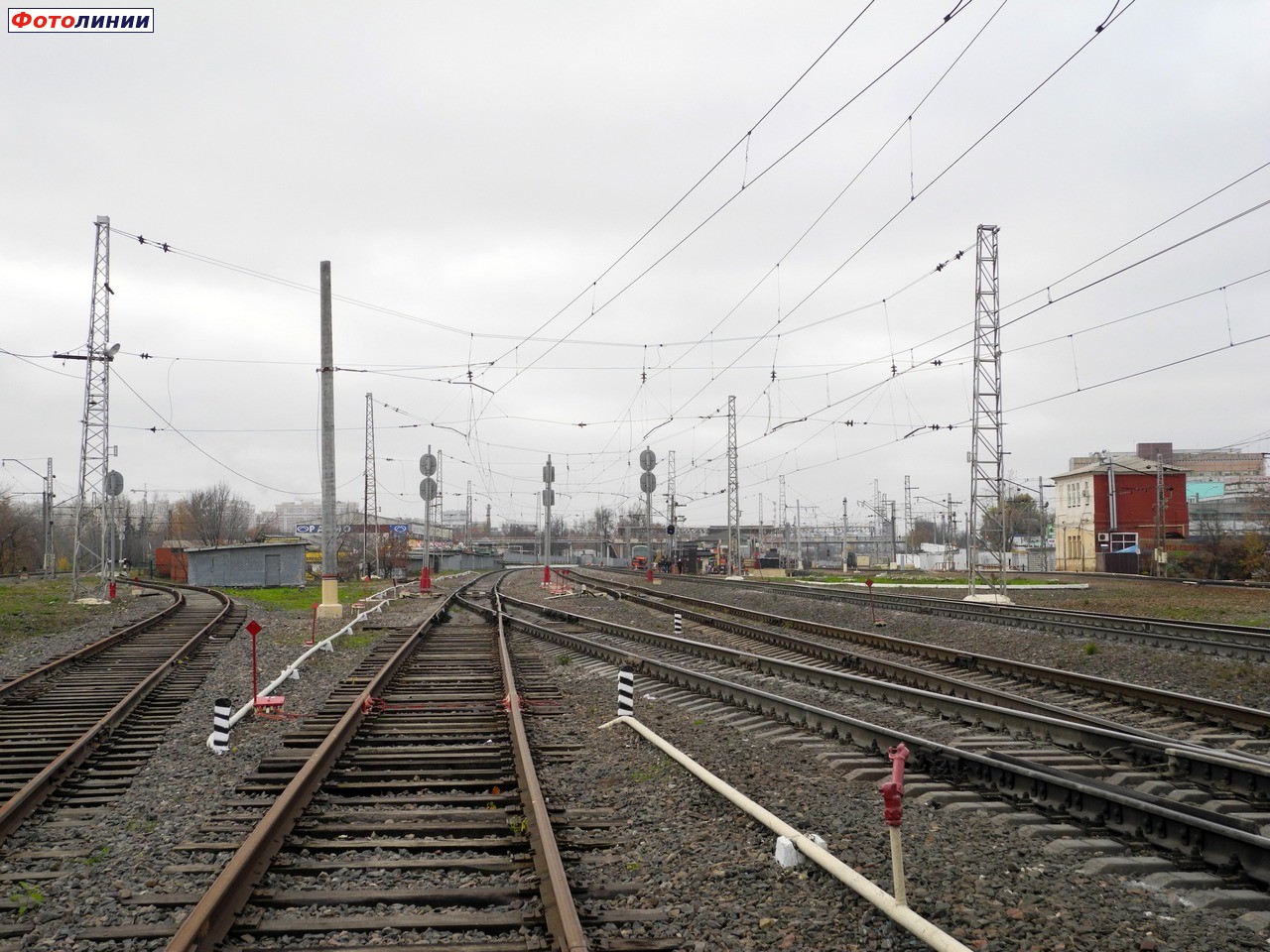 Вид на станцию со стороны Люблино