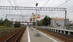 станция Столбовая: Вид с платформы в сторону Москвы