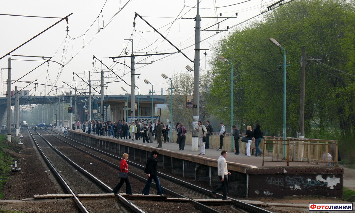 2-ая платформа, на Москву