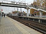 станция Щербинка: Вид в сторону Подольска со второй платформы