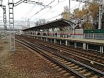 станция Щербинка: Навес на первой платформе, вид в сторону Подольска