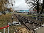 станция Щербинка: Южные пути на экспериментальное кольцо, вид на юг