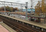 станция Щербинка: Пригородная касса, пост ЭЦ и пассажирский павильон на первой платформе