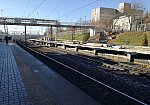 станция Царицыно: Строящаяся новая платформа, вид в нечётном направлении
