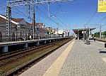 станция Подольск: Вид со второй платформы в чётном направлении