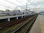 станция Подольск: Вид со второй платформы в чётном направлении