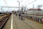 станция Гривно: Вид с первой платформы в чётном направлении