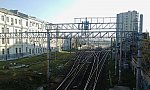 станция Москва-Пассажирская-Курская: Вид на юг из северной горловины