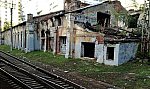 станция Москва-Пассажирская-Курская: Заброшенный цех вагонного депо, вид на юг