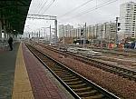 станция Подольск: Вид с третьей платформы в нечётном направлении
