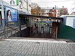 станция Подольск: Турникеты у временной первой платформы