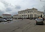 станция Тула I-Курская: Вокзал и здание почтового центра со стороны города