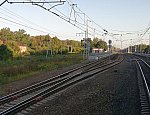 станция Шульгино: Вид из южной горловины в чётном направлении
