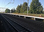 станция Тарусская: Первая платформа, вид в нечётном направлении