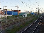 станция Ревякино: Пути металлопрокатного завода, вид в чётном направлении