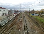 станция Серпухов: Вид в чётном направлении