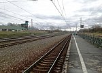 станция Ясногорск: Вид с первой платформы в нечётном направлении
