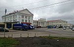 станция Тула I-Курская: Вокзал со стороны города и привокзальная площадь