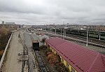 станция Тула I-Курская: Грузовые тупики, вид с Павшинского моста на юг