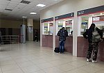 станция Тула I-Курская: Интерьер пригородного вокзала