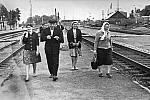 станция Ясногорск: На платформе, 1950-1965гг