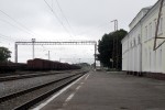 станция Горбачево: Северная сторона станции (линия Тёплое - Белёв). Вид в сторону Тёплого