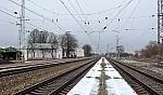 станция Горбачево: Вид в сторону Тулы с платформы № 2