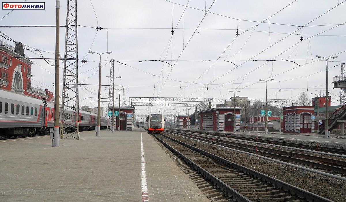 Вид со 2-й платформы в сторону Орла / Касторной