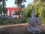станция Курск: Скульптура и северный торец вокзала
