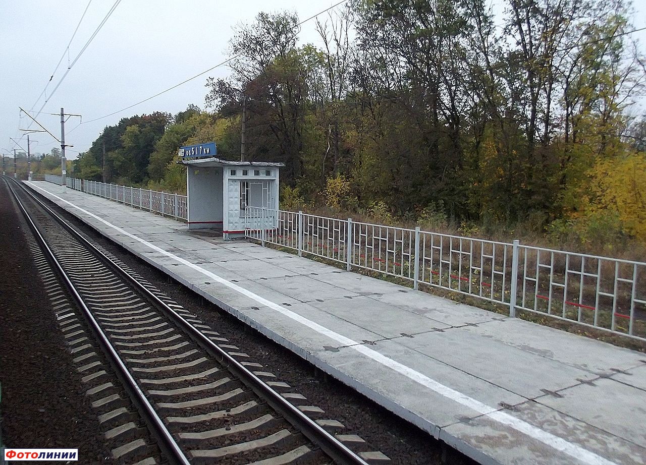 Вторая платформа, вид в сторону Орла
