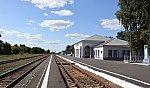 станция Мармыжи: Вид с платформы в сторону Курска