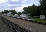 станция Кузмичёвка: Вид в сторону ст. Лужки-Орловские