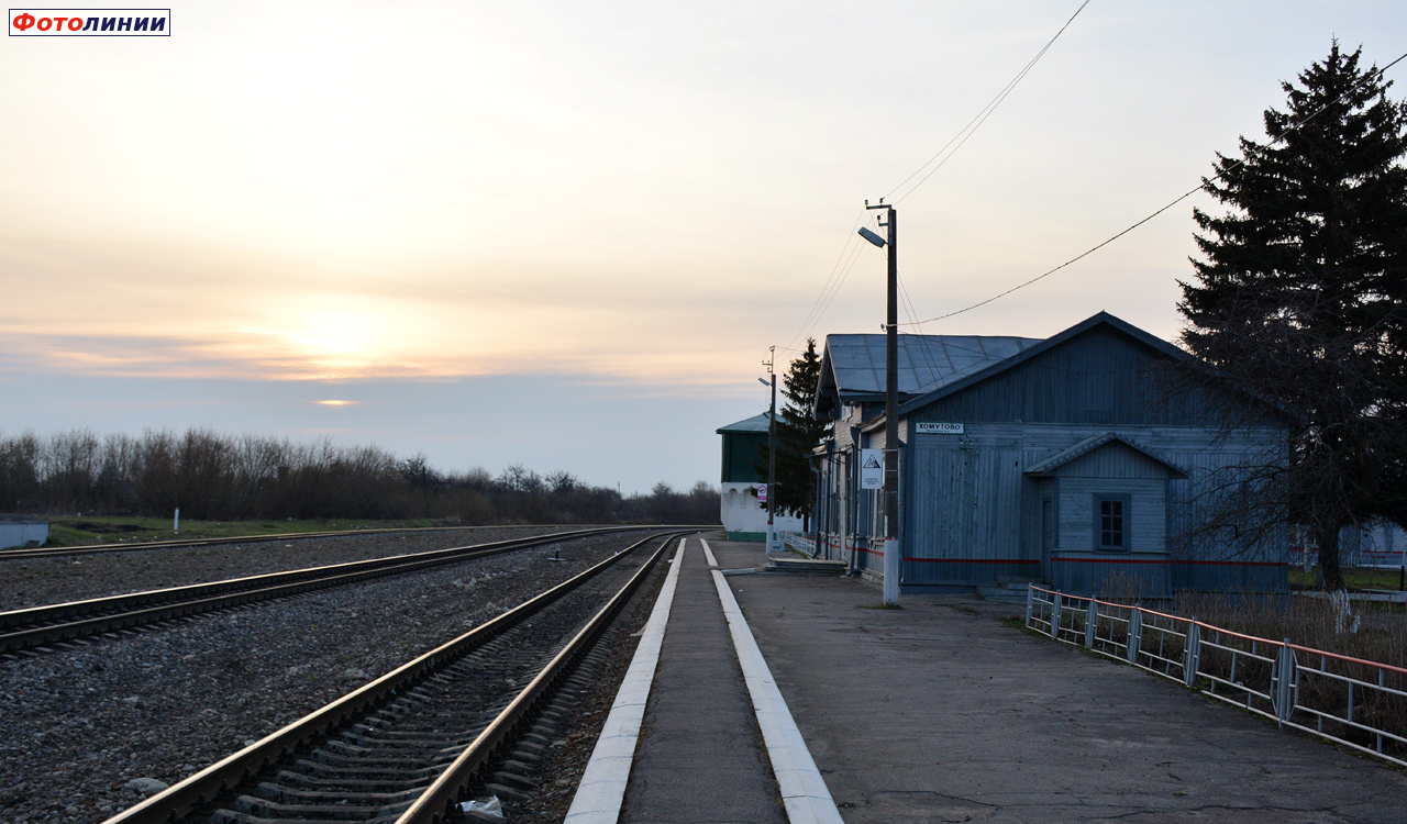 Вид с платформы в сторону Ельца